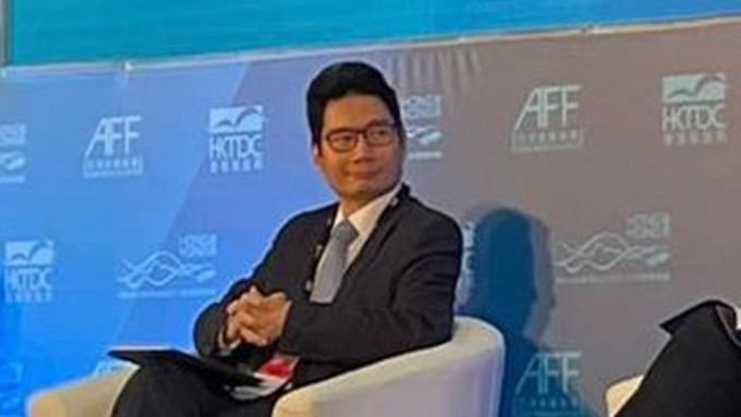陳浩濂今天出席亞洲金融論壇，指數據應用在金融科技發展中十分重要。