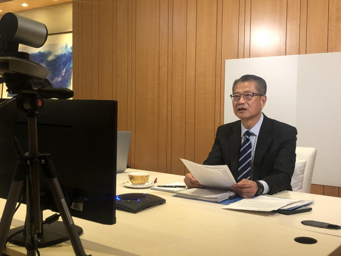 陳茂波向歐洲企業家重申香港作為通往內地門戶的角色。