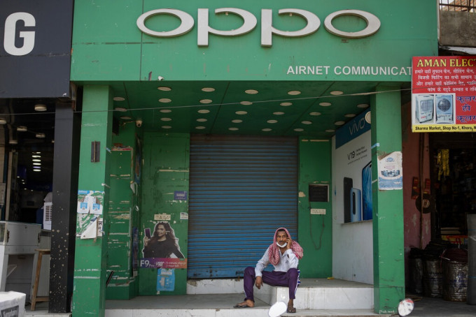 OPPO取消印度直播新手机发布会。AP图片