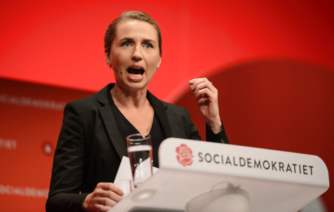 丹麦社民党女党魁弗雷德里克森。　AP图片