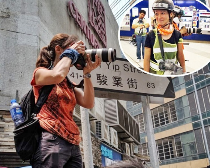 May James主要为《香港自由新闻》提供相片。Tom Grundy Twitter图片