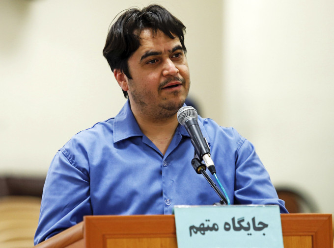 伊朗当局绞刑处决异见记者扎姆。AP
