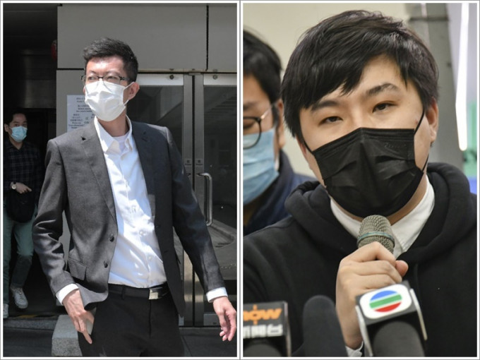 林博(左)要求法庭裁定李轩朗(右)非妥为当选。