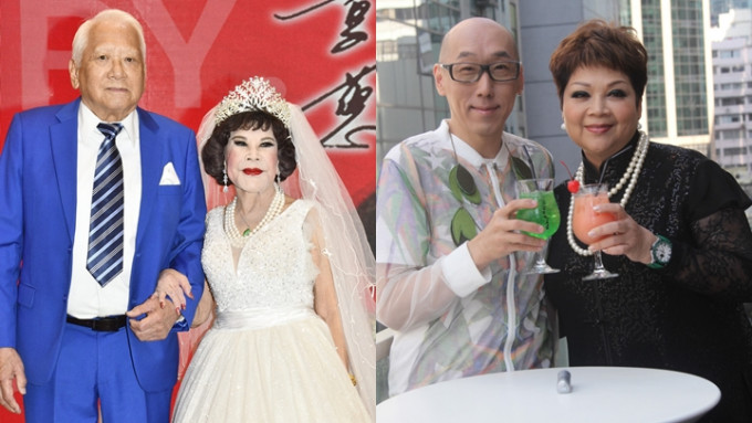 黄夏蕙庆祝与潘炳烈结婚35周年纪念。