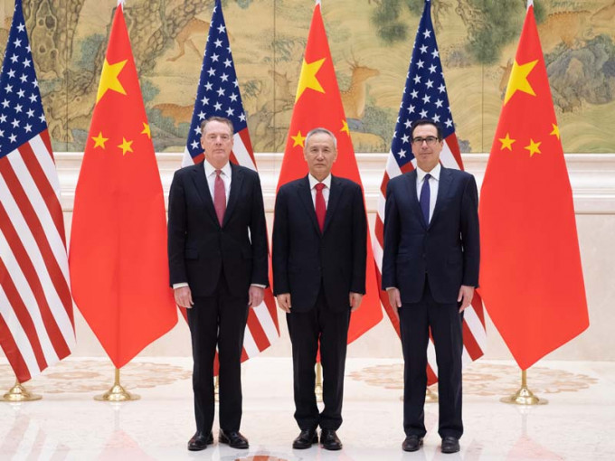 中美高級別貿易磋商踏入第二天。（新華社）