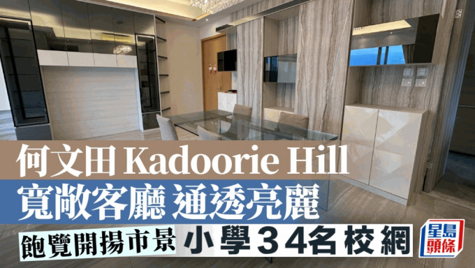 何文田 Kadoorie Hill 寬敞客廳通透亮麗