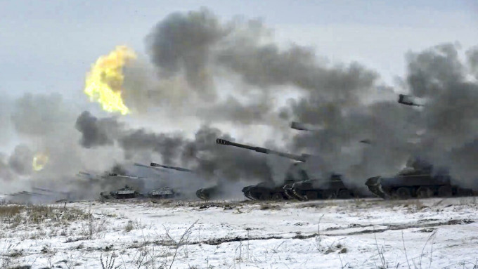 俄烏邊境火煙味濃，隨時擦槍走火。美聯社圖片