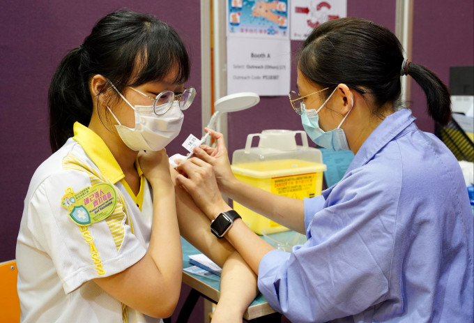 本港已有250萬人接種至少1針。聶德權facebook圖片