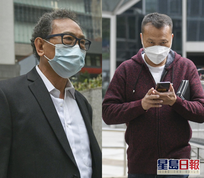 左起:被告鄧懷琛、被告吳偉南。資料圖片
