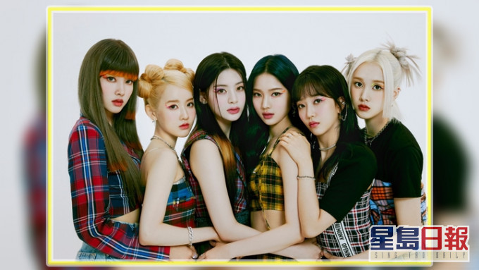 STAYC 六位成員(左起)Yoon、Sieun、Seeun、Isa、隊長 Sumin 及 J。
