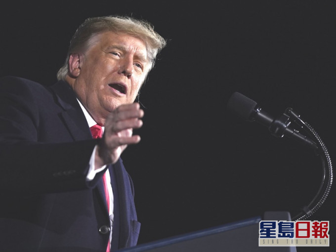 特朗普尋求重返政治鎂光燈底下。AP