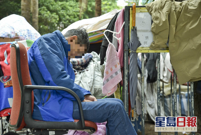市面的露宿者。資料圖片