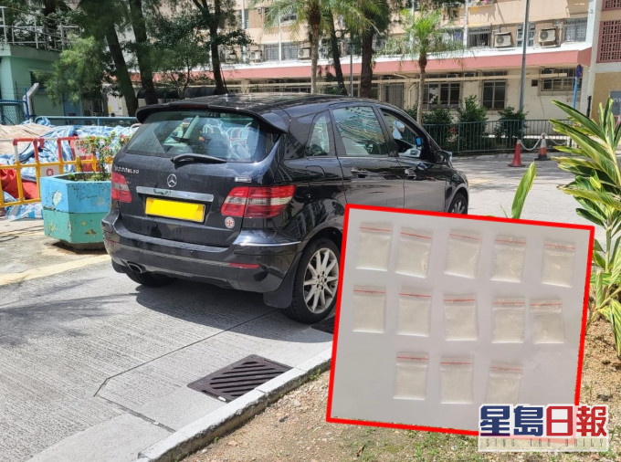 涉案车辆及行动中检获的证物。警方图片