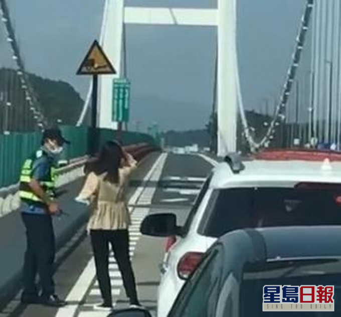 虎门大桥曾出现异常摇晃。 网图