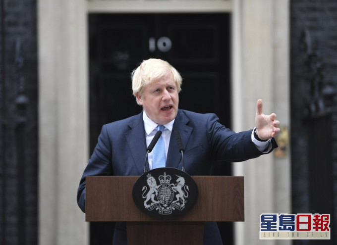 英國首相約翰遜。AP資料圖片
