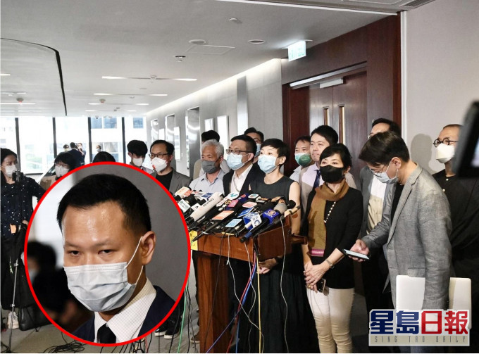 泛民下午見記者。