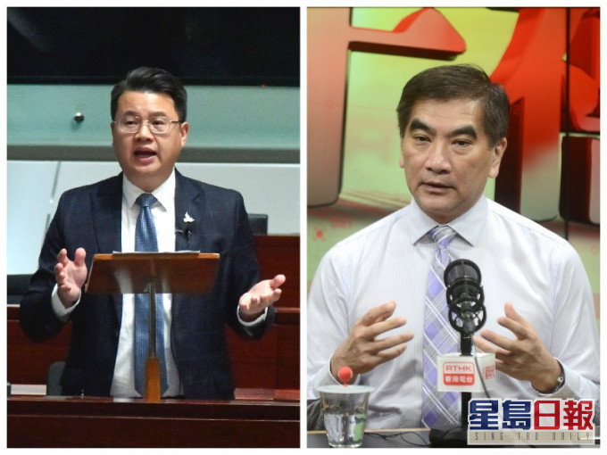 尹兆坚(左)及锺国斌(右)。资料图片