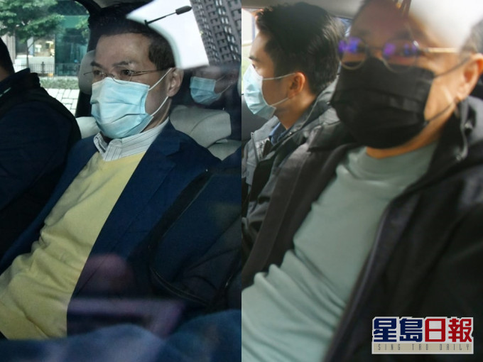 被捕的包括香港大學法律學院前副教授戴耀廷(右)、以及前立法會議員范國威(左)等。
