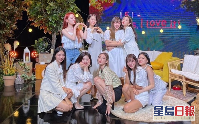 見到I.O.I聚埋一齊好感動,充滿回憶。