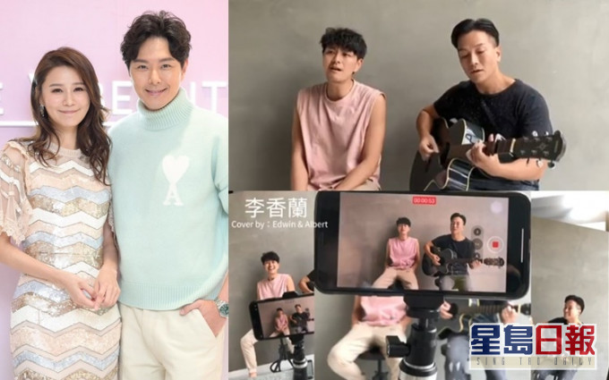 黃翠如轉發了老公蕭正楠的唱歌片,並冧爆讚喜歡。