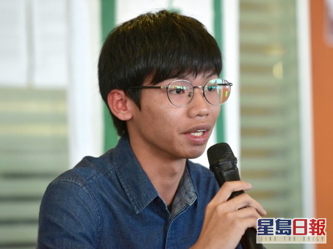 学生动源前召集人锺翰林被捕。资料图片