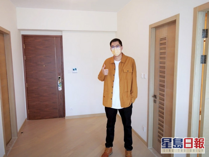 李先生沒有想過會得獎,感到心情興奮。影片截圖