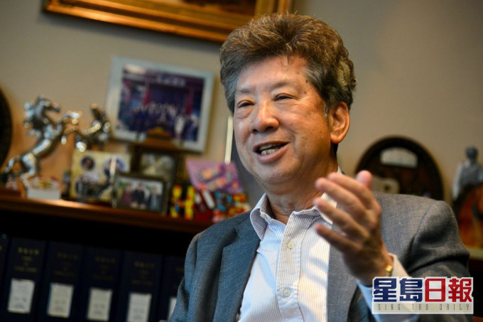 汤家骅指国际关注黎智英被捕的案件是理所当然。 资料图片
