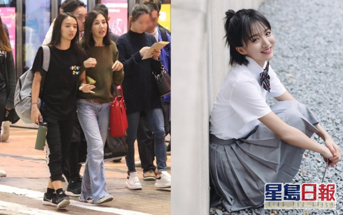 許恩怡與母親柏安妮感情要好,也承繼母親衣缽踏足大銀幕。