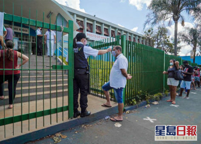 巴西小鎮塞拉納進行科興疫苗試驗,結果顯示當地疫情受控。網圖