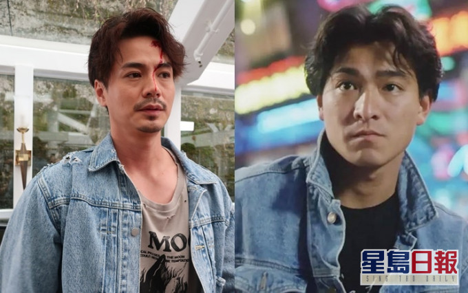 一身牛仔Look的罗仲谦坦言角色有少许模仿华Dee。
