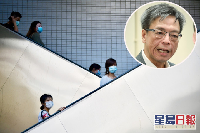 梁子超指確診回落至雙位數或是「周末效應」。 資料圖片
