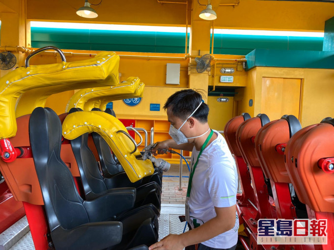 海洋公園為重開作準備。