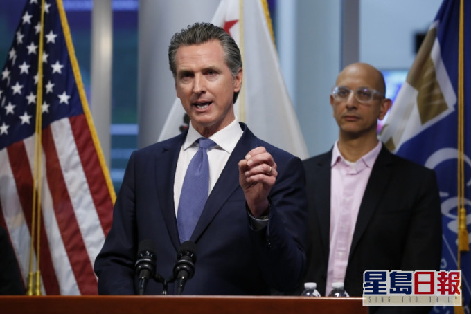 加州州長宣佈「封城」，要求該州4000萬居民待在家中不要出門，以防止新冠疫情蔓延。AP