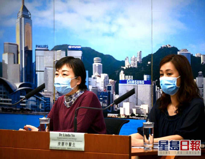 衞生防護中心傳染病處主任張竹君(左)