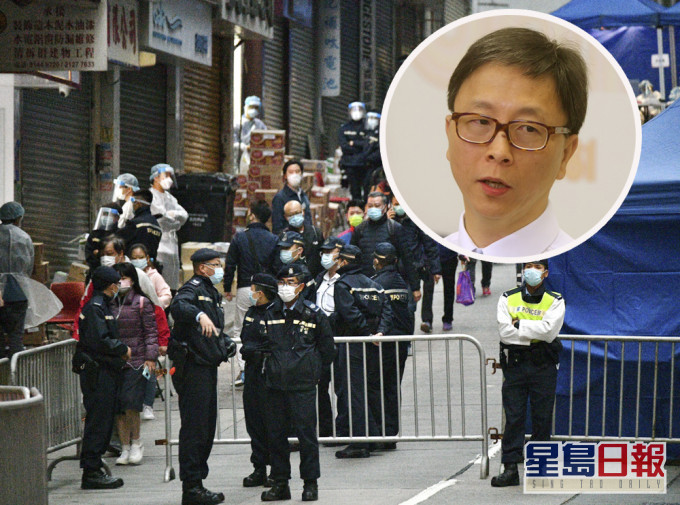 何栢良指「封區強檢」只找出1%確診個案。 資料圖片