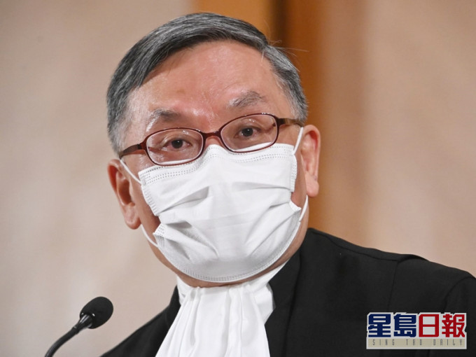 终审法院首席法官张举能于今天宣誓就职。