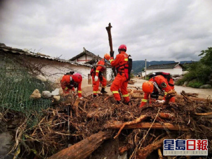四川冕寧特大暴雨已致16人遇難。(網圖)