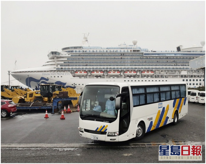 「钻石公主号」至今有21名香港乘客确诊。AP资料图片