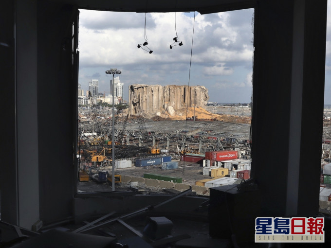 報道指黎巴嫩政府高層早接獲港口安全警告。AP圖片