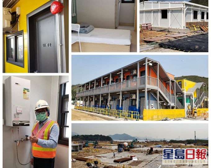盧偉國稱讚興建速度快。盧偉國fb圖片