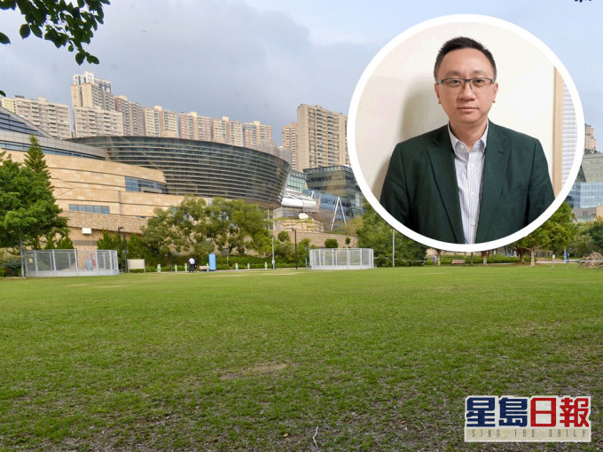 香港資訊科技商會榮譽會長方保僑指數碼港擴建非將海濱公園變遊樂場。資料圖片