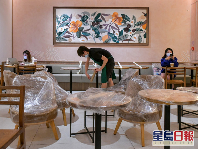 疫情下食肆生意大受打击。资料图片