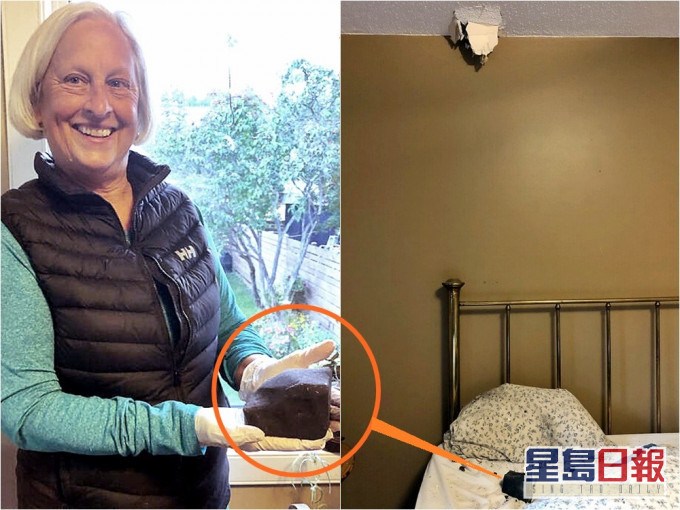 漢密爾頓險被從天而降的隕石擊中。