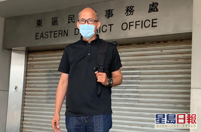 被告戴树坚。刘安琪摄