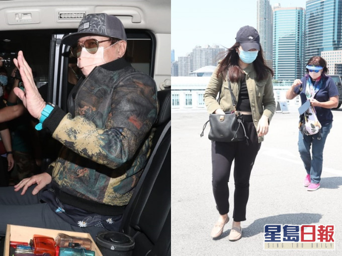 Sam自掏腰包開網騷,太太到場負責他的防疫。