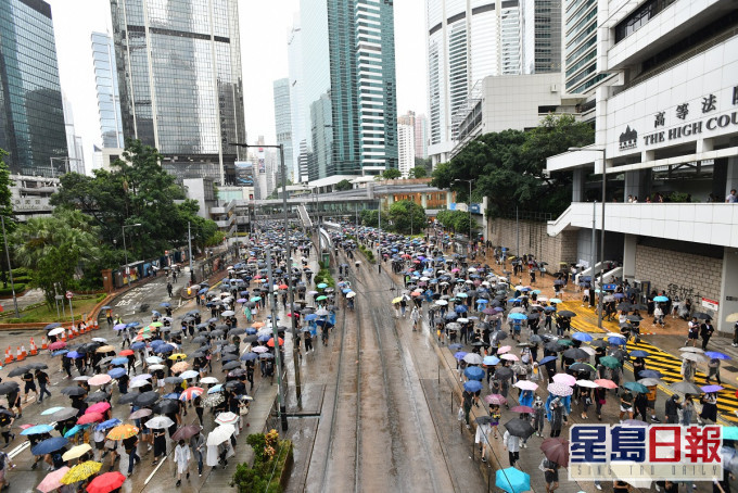 民陣今日已向警方入紙申請不反對通知書。資料圖片
