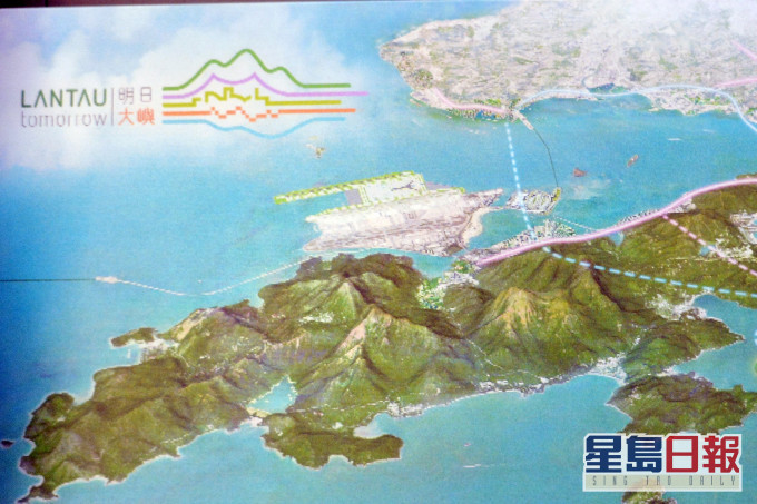 政府早年提出「明日大嶼」計畫。資料圖片