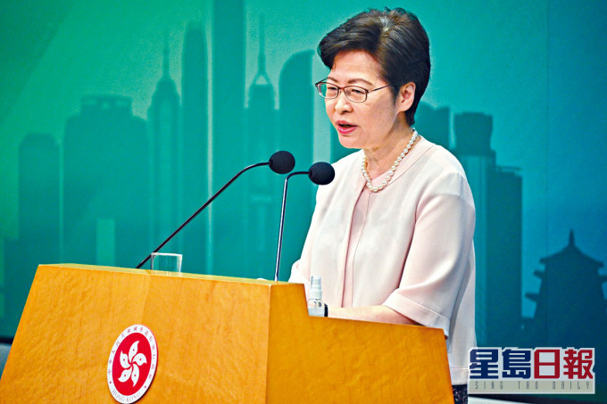 林鄭月娥表示,政府架構重組是一個不能迴避的議題。