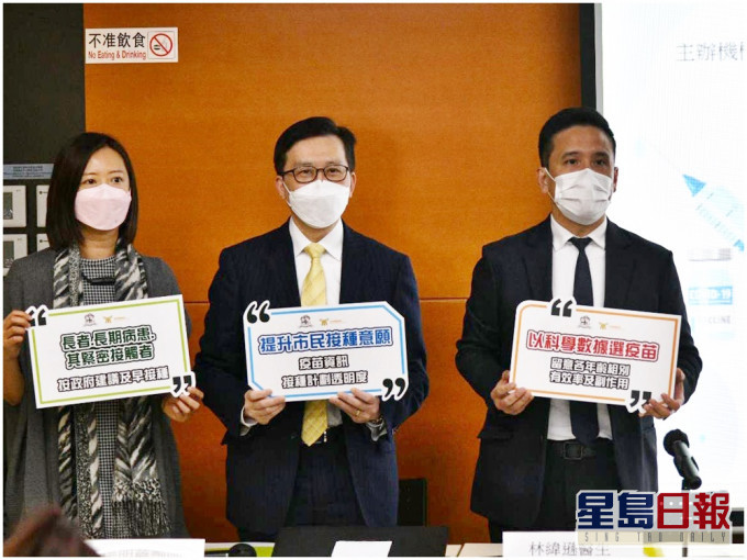 調查結果顯示約三成一受訪市民表示有意接種新冠肺炎疫苗。