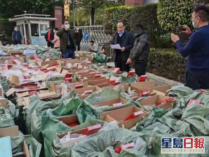 公安共查獲捲煙共計38160條。網圖